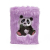 New product custom hardcover kawaii animal plush fluffy diar