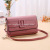 Trendy Women's Bags Wallet Mobile Phone Bag Double Pull Bag Pu Fashion Color Contrast Square Bag Shoulder Messenger Bag