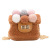 Wholesale Children's Autumn and Winter Plush Messenger Bag New Fur Ball Chain Classic Style Girl Princess Single Shoulder Change Small Bag