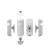 Mini Small Volume Wireless Passive Detector Wide Angle Human Infrared Sensor Probe Curtain Alarm Detector