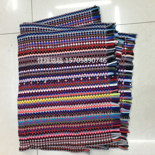 bohemian polyester cotton floor mat living room sofa and carpet bedroom bedside foot mat long tatami mat machine washable foreign trade