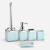 Ceramic Sense Bathroom Set Hotel Bathroom Storage Five Sets Toilet Brush Wash Bottle Household Supplies