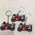 Customized New Product Double-Sided PVC Motorcycle Hanging Accessories Creative Soft Rubber Gift Keychain Promotion Gift Hanging Ornaments