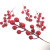Factory Wholesale Custom Red Berry Simulation 3 Head Chinese Hawthorn Jequity Bean New Year Home Decoration Fortune Hollyberry