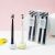 Couple Toothbrush Black and White 4 Pack Adult Fine Soft Fur Two Yuan Store Stall Supply Yiwu Small Commodity Manufacturer