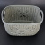 I2347 8604 Binaural Square Fruit Basket from 10 Fruit Plate Fruit Basin Fruits Storage Basket Yiwu 2 Yuan Store Supply