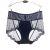 Mancel Yao Popular Simple Elegant Palace Style Lace Women's Panties Transparent Sexy Mesh Belly Contracting Mid Waist Briefs