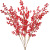 12 Fork Small Chinese Hawthorn Simulation Fruit Hollyberry Decorative Fruit Artificial Flower Christmas Fruit Chinese Hawthorn Fortune Fruit Display Direct Supply