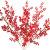 12 Fork Small Chinese Hawthorn Simulation Fruit Hollyberry Decorative Fruit Artificial Flower Christmas Fruit Chinese Hawthorn Fortune Fruit Display Direct Supply