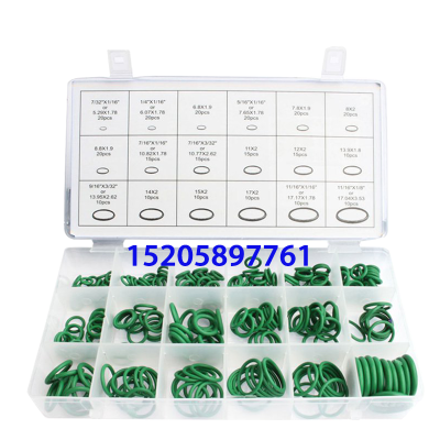 270pcs Car Air Conditioner O-Ring Box O-Shaped Seal Ring Box O-Shaped Silicone Ring Box O-Ring Repair Kit