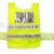 Fish-Shaped Mesh Front and Rear Flashing Reflective Vest Construction Site Vest Traffic Command Reflective Vest