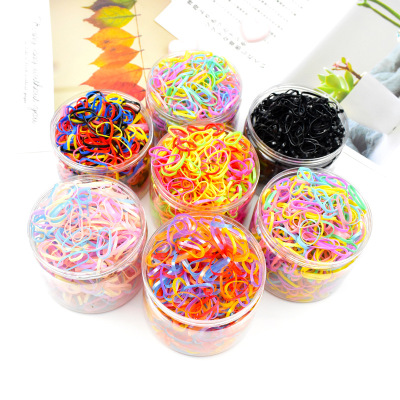 Children's Hair String Disposable Rubber Band Girls' Baby Forced to Box Little Hair Ring Hair Friendly String Wholesale