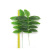 2021 Artificial Palm Leaf Plant Walnut Leaf Single Stem Accessories Feather Sunflower Leaf Ground Bonsai Factory Wholesale Decoration