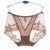 Mancel Yao Lace Sexy See-through Lightweight Breathable Women's Underwear Close-Fitting Cotton Crotch Comfortable Hip Lift Mid Waist Briefs