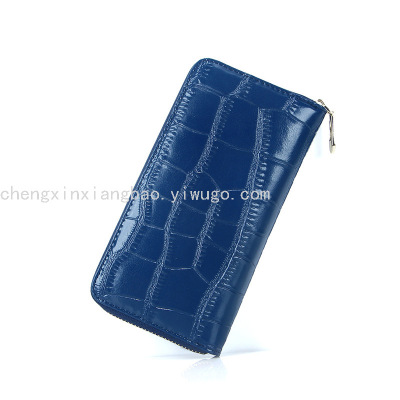 Bag Trendy Women's Bags Fashion Women's Bag Women's Wallet Single Pull Bag Card Bag Pu Hand Bag Large Capacity Wallet