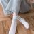 Socks Women's Mid Tube Stockings Spring and Summer New Ins Style Trendy Japanese Style Casual Combed Cotton Striped Deodorant and Breathable Women's Socks