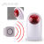 Multifunctional Outdoor Wireless Audible and Visual Alarm Wireless on-Site Alarm Wireless Sound and Light Whistle Treble Alarm