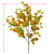 Simulation Plant Yellow Leaf White Birch Leaf Fake Leaves Engineering DIY Set Shooting Decoration Props Factory Wholesale