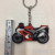 Customized New Product Double-Sided PVC Motorcycle Hanging Accessories Creative Soft Rubber Gift Keychain Promotion Gift Hanging Ornaments