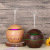 USB Mini Wood Grain Humidifier Aroma Diffuser Hollow Mini Aroma Diffuser Waterless Detection Creative Desktop