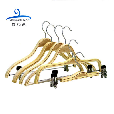 Hanger Anti-Slip Traceless Wooden Clothes Hanger Adult Pant Rack Clothing Store Women's Clothing Children Wooden Hanger