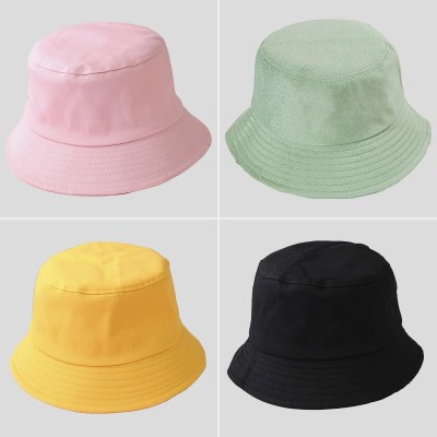 Light Board Bucket Hat Men and Women Korean Students Japanese Style Basin Hat Lovers' Hat Tide Summer Sun Protection Sun Hat
