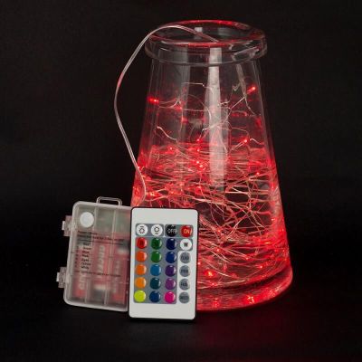 Box String Lights Rgb16 Color Remote Control LED Color Changing Copper Wire Lamp Christmas Decorative String Lights