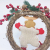 Christmas 40cm LED Wreath With Artificial Pine Cones Berries And Flowers Holiday Front Door Hanging Decoration Couronne 