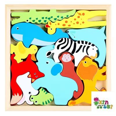 Creative Theme 3D Puzzle Model, Wooden Educational Toys