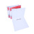 Large Capacity Three-Side Pocket File Folder Porous D-Type Loose-Leaf Binder Office Storage Clip Info Booklet File Binder