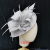 New French Style Photo Studio Photography Accessories Vintage Wedding Headdress Hat Imitation Linen Headdress Veil Headdress All-Matching Hat