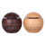 USB Mini Wood Grain Humidifier Aroma Diffuser Hollow Mini Aroma Diffuser Waterless Detection Creative Desktop