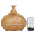 New Wood Grain Ultrasonic Humidifier Aroma Diffuser Hollow Colorful Light 500ml Large Capacity