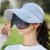 8055 Women's Air Top Sun-Proof Hat 2021 Summer New Outdoor Fashion with Lens Broad-Brimmed Hat Factory Wholesale