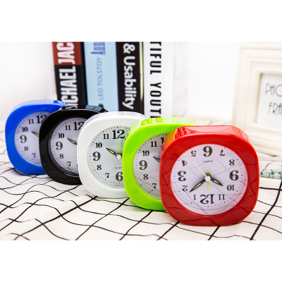 Factory Price Wholesale Simple Fashion Student Children Lazy Bedside Little Alarm Clock Creative Personality Cartoon Bedroom Alarm Watch