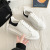 McQueen White Shoes for Women 2021 Spring New Platform Height Increasing Women's Genuine Leather Shoes Versatile Casual Sneakers for Women