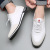 Spring/Summer New White Shoes Men's Sports Casual Shoes Korean Youth Tide Shoes Soft Bottom Increase Genuine Leather Men's Shoes