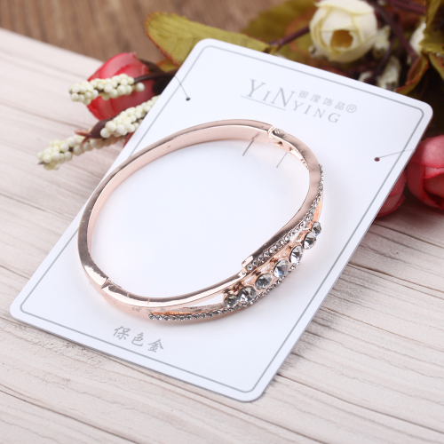 women‘s korean-style rose gold bracelet does not fade ins cool style niche design fashion online red bracelet