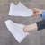 Spring 2021 New Women's Shoes Thick Bottom Height Increasing Insole First Layer Cowhide Easy Wear Shoes Women's Leather Hot White Casual Shoes