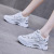 2021 Spring New Korean Style Ins Dad Shoes Female Student All-Matching Platform Sneakers Women's Street Shooting Casual 811-1