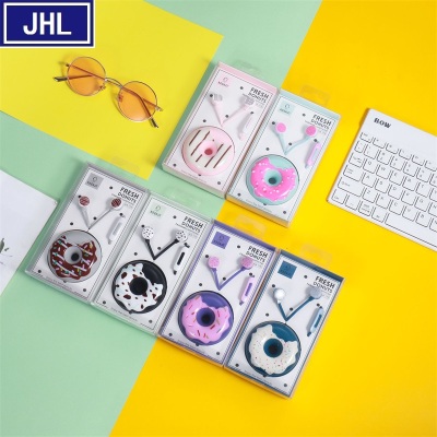 Exquisite Storage Box Student Cartoon Headset Universal Subwoofer in-Ear Singing Cute Girl with Microphone.