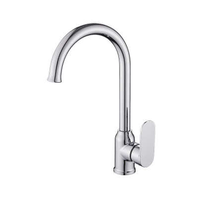 Kitchen Faucet Copper Single Hole Kitchen Hot and Cold Faucet Washing Basin Sink Monolever Faucet
