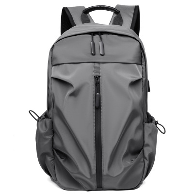 Backpack Men's 2020 New Business Casual Computer Bag USB Rechargeable Travel Student Foreign Trade Backpack
