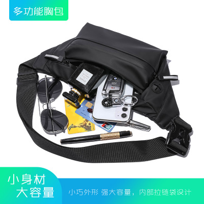 Tiguan New Large Capacity Men's Belt Bag Outdoor Running Sport Bag Waterproof Phone Bag Cross-Border Custom Logo