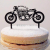 Cake Decoration Factory Direct Supply Super Cool Motorcycle Car Birthday Party Dessert Bar Decoration Cake Inserting Card