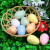 Cross-Border Wholesale Easter Foam Egg Cartoon Simulation Egg Festival Gift Prizes Creative DIY Production