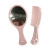 Plastic Portable Color Small Hand-Hold Mirror with Comb Small Princess Makeup Mirror Creative Small Mirror