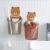 Punch-Free Self-Adhesive Creative Cup Holder Bear Toothbrush Cup Holder Cute Cartoon Toothbrush Cup Holder Washing Cup
