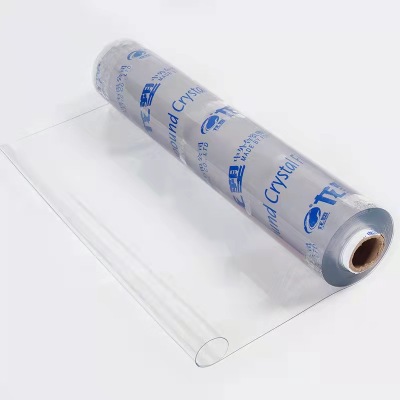 PVC Transparent Soft Glass Frosted Plastic Soft Board Transparent PVC Board Dragon Plastic Crystal Scraper Rubber Sheet Adhesive Film