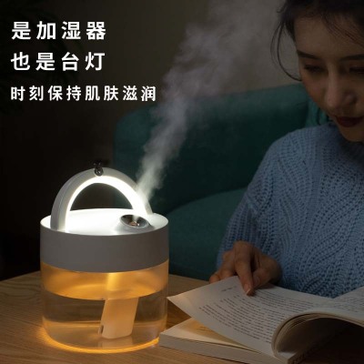 USB Nano Fine Spray 1L Large Capacity Office Home Colorful Romantic Ambience Light Wei Landscape Humidifier